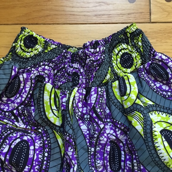 Vintage Bohemian Balloon Retro Mod Wrap Pants - Picture 4 of 8